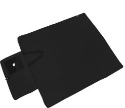 Sac De Pique-nique Noir - Avec Une Couverture De Pique-nique Noire De 150 X 135 Cm à L'extérieur