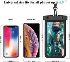 Coque De Téléphone étanche Avec Cordon Et Airbag - Flottant - IPX8 Jusqu'à 30 Mètres étanche - Universel Pour IPhone 12, 13 Pro Max, Samsung S22 Ultra, Samsung S21, A52, A53, A51, OnePlus 9 -Magasin D'Équipement De Plein Air 1200x1061