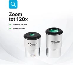 Télescope Tavaro - Télécommande Sans Fil - Stargazer - Adaptateur Smartphone - Avec Sac De Rangement - Carte Céleste - Zoom 120X - Trépied Réglable - Imperméable - Rotation 360° - Avec 2 Objectifs -Magasin D'Équipement De Plein Air 1200x1068 3