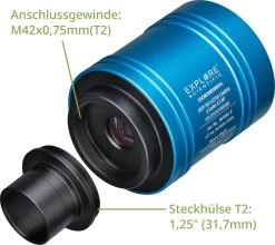 Caméra Couleur Bresser Allround Pour Télescope - Avec USB - 4K - Avec Fonction ST4-Guider -Magasin D'Équipement De Plein Air 1200x1071