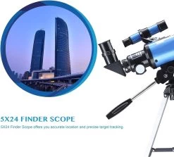 DrPhone SUPERNOVAX2 Junior Astronomical HD Télescope Portable - 300X70mm - Grossissement 150x - Monoculaire Avec Trépied Et Support De Téléphone - Convient Aux Débutants En Astronomie / Enfants Et Adultes - Cyan -Magasin D'Équipement De Plein Air 1200x1084 2