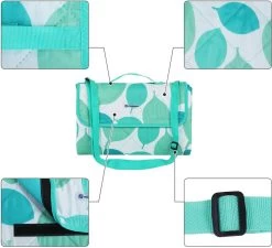 SONGMICS Couverture De Pique-nique D'extérieur Lavable, Se Replie Dans Un Sac Avec Bandoulière, Couverture De Camping Légère, Idéale Pour Les Voyages, Isolation Thermique, 195 X 150 Cm GCM80JW 13 SONGMICS Couverture De Pique-nique D'extérieur Lavable, Se Replie Dans Un Sac Avec Bandoulière, Couverture De Camping Légère, Idéale Pour Les Voyages, Isolation Thermique, 195 X 150 Cm GCM80JW -Magasin D'Équipement De Plein Air 1200x1093 3