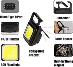 Lampe De Poche Framehack - Multifonctionnel - Mini - Très Lumineux - Pratique - Porte-clés - 400 Lumen - Lampe De Poche - Cadeau - Ouvre -Magasin D'Équipement De Plein Air 1200x1095 3