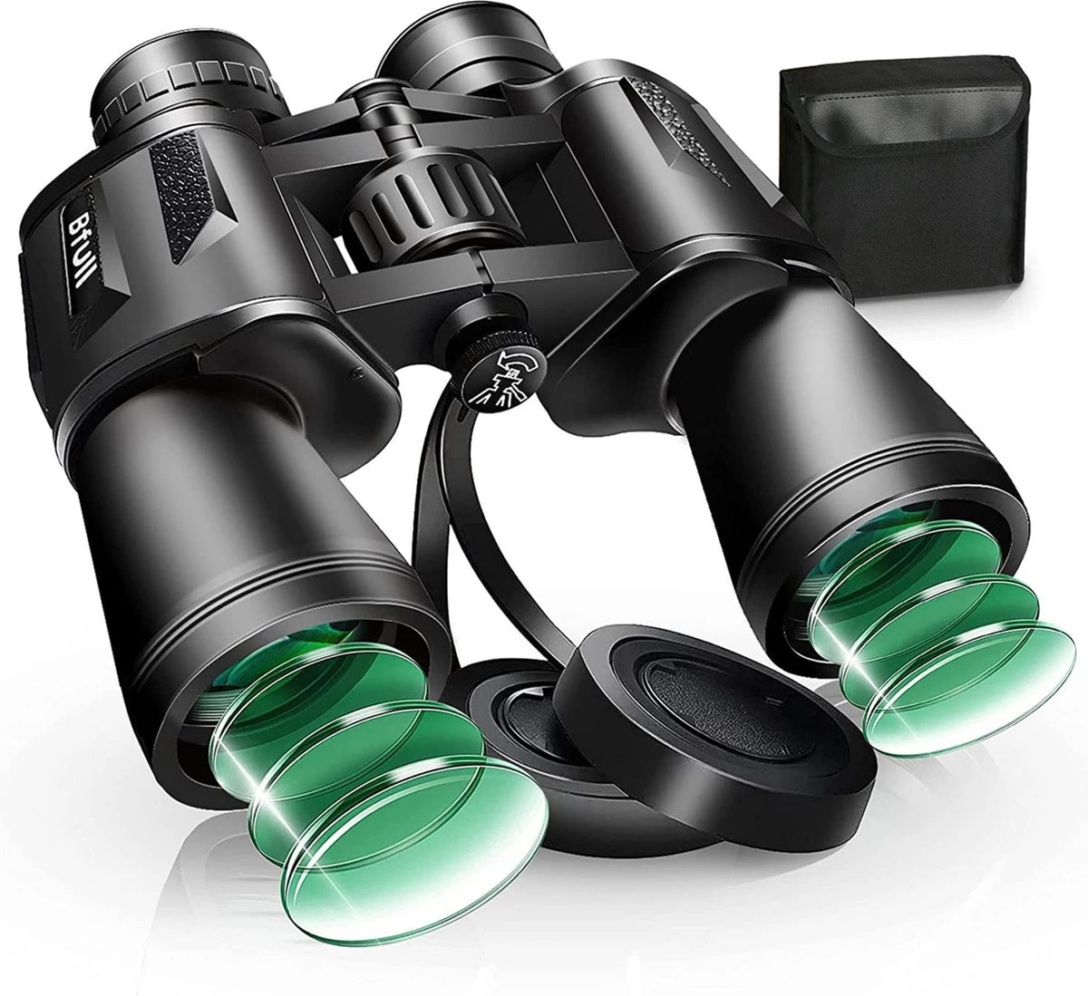 Bfull®️ - Jumelles Avec étui De Transport - Jumelles Compactes Pour Adulte - Jumelles - Fonction De Vision Nocturne - 12x50 / 480g / Zwart 3 Bfull®️ - Jumelles Avec étui De Transport - Jumelles Compactes Pour Adulte - Jumelles - Fonction De Vision Nocturne - 12x50 / 480g / Zwart