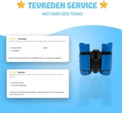 Donkersstuff - Jumelles Pour Enfants - Jumelles Compactes - Etanches - Avec Tour De Cou - Pour Observer Les Oiseaux, Jouer Dehors, Théâtre - Blauw -Magasin D'Équipement De Plein Air 1200x1113