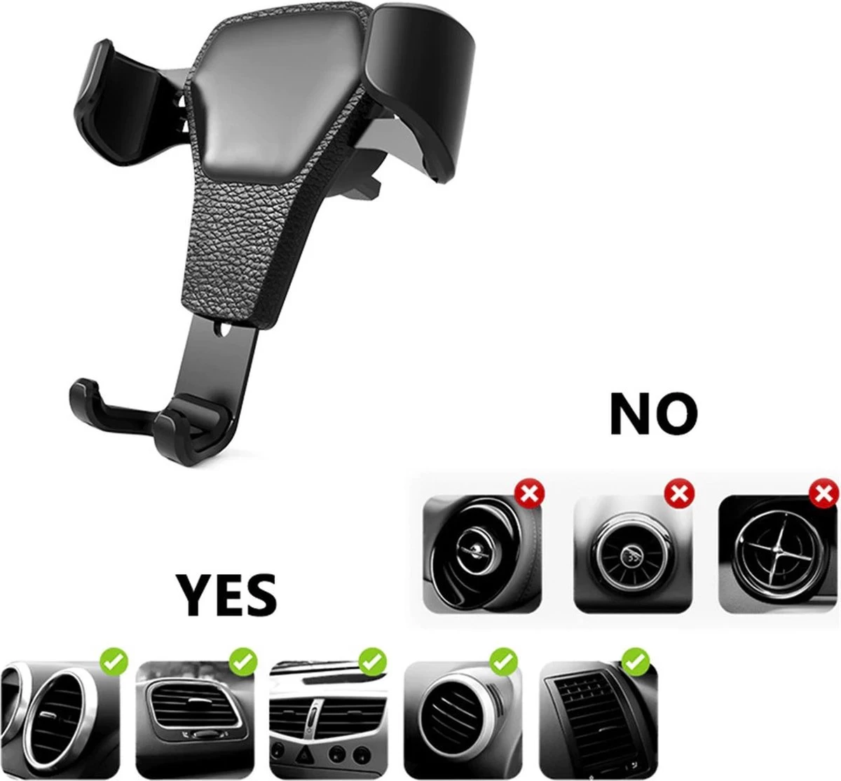 Support Téléphone Ventilation Voiture - Support Téléphone Supports Pour Voiture - Support Téléphone Voiture Smartphone - Wit 5 Support Téléphone Ventilation Voiture - Support Téléphone Supports Pour Voiture - Support Téléphone Voiture Smartphone - Wit – Image 3