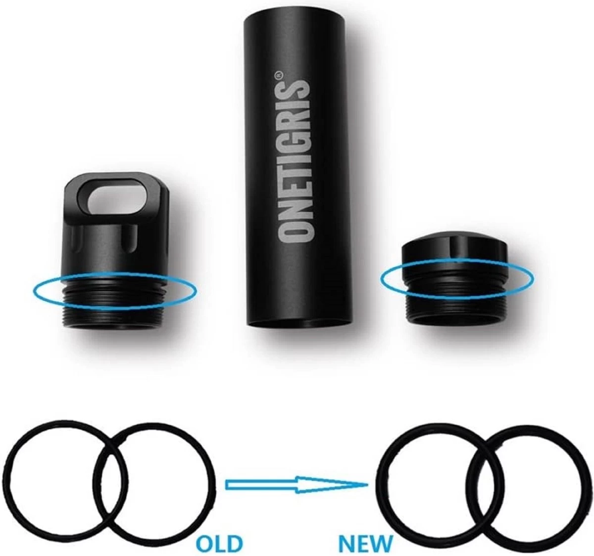 Récipient EDC De Bouteille De Joint De Capsule étanche Longue Pour Le Kit D'outils D'urgence De Randonnée De Camping - Tube étanche - Factures / Piles / Allumettes / Etc. 4 Récipient EDC De Bouteille De Joint De Capsule étanche Longue Pour Le Kit D'outils D'urgence De Randonnée De Camping - Tube étanche - Factures / Piles / Allumettes / Etc. – Image 2