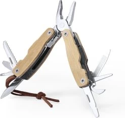 Multitool - Outils - Couteaux - Lames - Tournevis - Limes - Ouvreurs -Pinces - Pinces - 12 Fonctions - Acier Inoxydable - Bamboe - Marron -Magasin D'Équipement De Plein Air 1200x1132 7