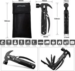 HIYOUNG Cadeaux Pour Hommes, Marteau à Outils Multifonctions, Marteau Artisanal 12 En 1, Cadeau De Fête Des Pères, Camping Multi-outils, Avec Couteau, Scie, Adapté Au Camping, Réparations/randonnée 16 HIYOUNG Cadeaux Pour Hommes, Marteau à Outils Multifonctions, Marteau Artisanal 12 En 1, Cadeau De Fête Des Pères, Camping Multi-outils, Avec Couteau, Scie, Adapté Au Camping, Réparations/randonnée -Magasin D'Équipement De Plein Air 1200x1137 5