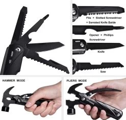 HIYOUNG Cadeaux Pour Hommes, Marteau à Outils Multifonctions, Marteau Artisanal 12 En 1, Cadeau De Fête Des Pères, Camping Multi-outils, Avec Couteau, Scie, Adapté Au Camping, Réparations/randonnée 12 HIYOUNG Cadeaux Pour Hommes, Marteau à Outils Multifonctions, Marteau Artisanal 12 En 1, Cadeau De Fête Des Pères, Camping Multi-outils, Avec Couteau, Scie, Adapté Au Camping, Réparations/randonnée -Magasin D'Équipement De Plein Air 1200x1144 2