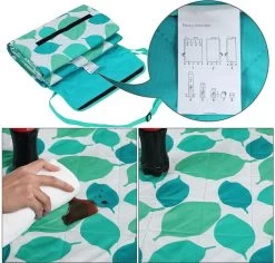 SONGMICS Couverture De Pique-nique D'extérieur Lavable, Se Replie Dans Un Sac Avec Bandoulière, Couverture De Camping Légère, Idéale Pour Les Voyages, Isolation Thermique, 195 X 150 Cm GCM80JW 17 SONGMICS Couverture De Pique-nique D'extérieur Lavable, Se Replie Dans Un Sac Avec Bandoulière, Couverture De Camping Légère, Idéale Pour Les Voyages, Isolation Thermique, 195 X 150 Cm GCM80JW -Magasin D'Équipement De Plein Air 1200x1147