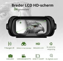 Jumelles De Vision Nocturne Thuys - Jumelles Avec Vision Nocturne - Jumelles De Vision Nocturne Avec Infrarouge - Jumelles De Nuit - Fonction Photo Et Vidéo Incluse -Magasin D'Équipement De Plein Air 1200x1151 3