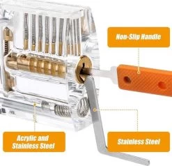 Ensemble De Crochetage - Ensemble Complet - Y Compris 3 Serrures Transparentes Et étui De Rangement - 30 Pièces - Blauw 15 Ensemble De Crochetage - Ensemble Complet - Y Compris 3 Serrures Transparentes Et étui De Rangement - 30 Pièces - Blauw -Magasin D'Équipement De Plein Air 1200x1154 2