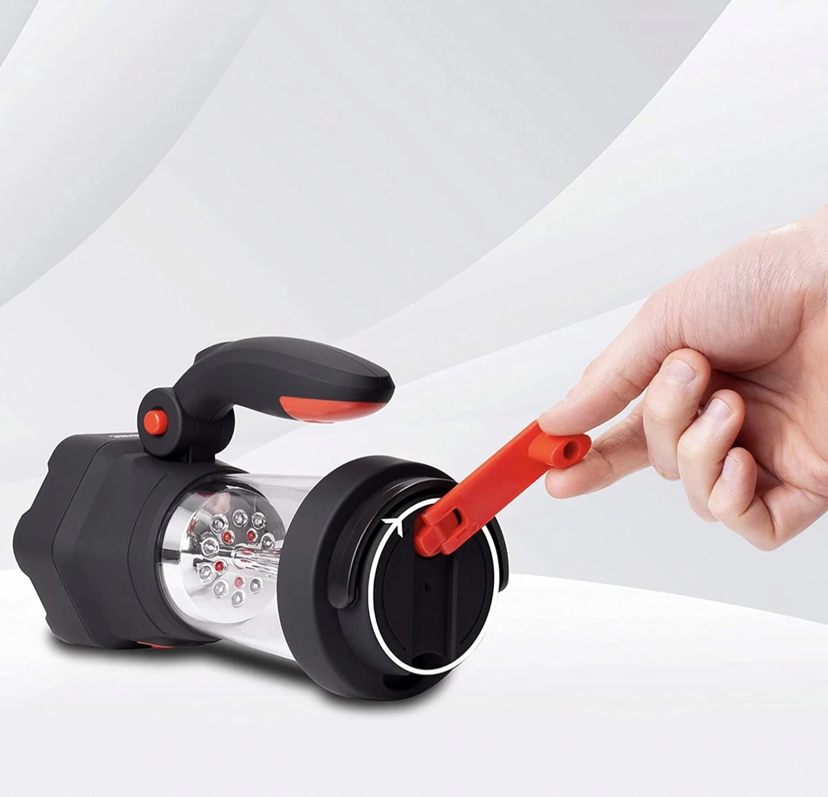 Lanterne Hurricane 4 En 1 Duronic | Lampe De Poche | Lampe De Camping | LED | Banque D'alimentation à Manivelle USB | Projecteur | Camping Marche Pêche Veilleuse Éclairage De Secours | Compact | 32 Lm Maximum | Incl. Cable USB 8 Lanterne Hurricane 4 En 1 Duronic | Lampe De Poche | Lampe De Camping | LED | Banque D'alimentation à Manivelle USB | Projecteur | Camping Marche Pêche Veilleuse Éclairage De Secours | Compact | 32 Lm Maximum | Incl. Cable USB – Image 6