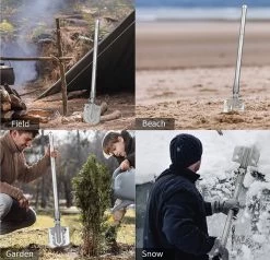 YOUNGDO Pelle Pliante, 16 Fonctions, 76 Cm, Pelle, Survie Avec 3 Tubes En Aluminium Antidérapants Réglables, Pelle Pliable Pour Le Camping, La Randonnée En Outdoor , La Chasse, L'expédition, Le Jardin 15 YOUNGDO Pelle Pliante, 16 Fonctions, 76 Cm, Pelle, Survie Avec 3 Tubes En Aluminium Antidérapants Réglables, Pelle Pliable Pour Le Camping, La Randonnée En Outdoor , La Chasse, L'expédition, Le Jardin -Magasin D'Équipement De Plein Air 1200x1155 9