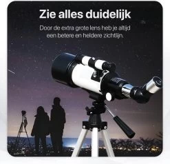 Télescope Tavaro - Télécommande Sans Fil - Stargazer - Adaptateur Smartphone - Avec Sac De Rangement - Carte Céleste - Zoom 120X - Trépied Réglable - Imperméable - Rotation 360° - Avec 2 Objectifs -Magasin D'Équipement De Plein Air 1200x1156 2