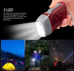 Doodadeals® | Squeeze Chat Lampe De Poche Dynamo | Pressez Le Chat Dynamo | Lampe De Poche à Dynamo | Lampe De Poche LED | Rechargeable | 25 Lumens | Rouge -Magasin D'Équipement De Plein Air 1200x1159 8