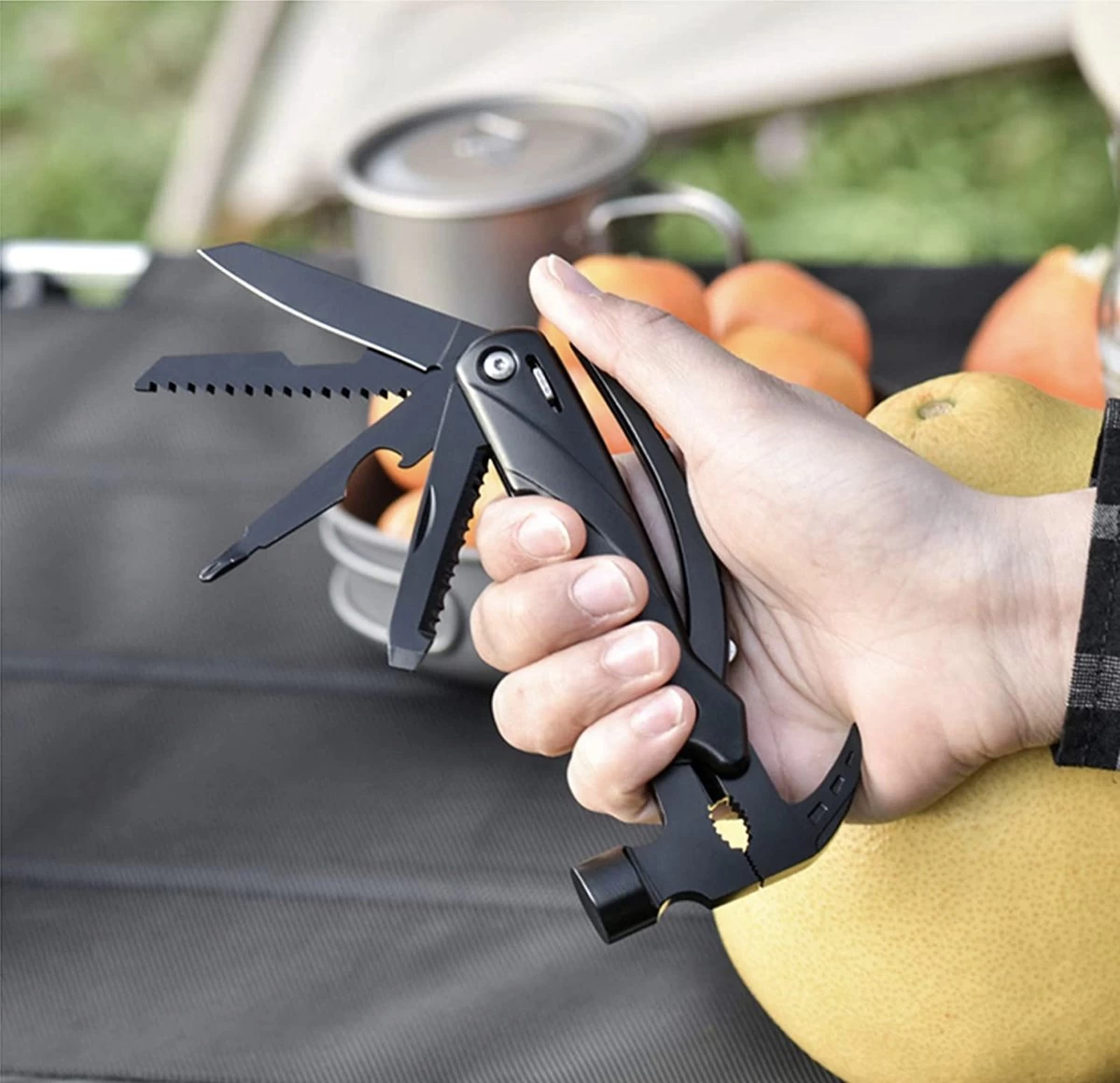 HIYOUNG Cadeaux Pour Hommes, Marteau à Outils Multifonctions, Marteau Artisanal 12 En 1, Cadeau De Fête Des Pères, Camping Multi-outils, Avec Couteau, Scie, Adapté Au Camping, Réparations/randonnée 7 HIYOUNG Cadeaux Pour Hommes, Marteau à Outils Multifonctions, Marteau Artisanal 12 En 1, Cadeau De Fête Des Pères, Camping Multi-outils, Avec Couteau, Scie, Adapté Au Camping, Réparations/randonnée – Image 5