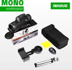 Jumelles Monoculaires Avec Télécommande - Télescope - Monoculaires - Longue-vue - Y Compris Trépied Et Manuel électronique -Magasin D'Équipement De Plein Air 1200x1163 12