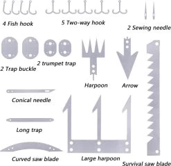 Kit De Survie - Kit De Camping - 61 Outils Multifonctions En 1 - Kit De Survie - 15 éléments En 1 - Compact - Camping En Plein Air - Kit D'urgence - Kit De Survie - Camping 30 Kit De Survie - Kit De Camping - 61 Outils Multifonctions En 1 - Kit De Survie - 15 éléments En 1 - Compact - Camping En Plein Air - Kit D'urgence - Kit De Survie - Camping -Magasin D'Équipement De Plein Air 1200x1163 13