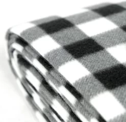 Promis - Couverture De Pique-nique XL Imperméable - 200 X 200 Cm - Zwart / Wit / Grijs - Avec Poignée -Magasin D'Équipement De Plein Air 1200x1166 12