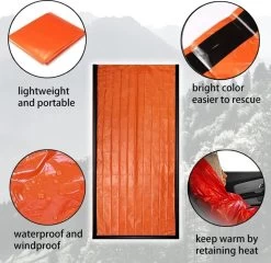 Sac De Couchage D'urgence - Tente D'urgence - Deux Personnes -| Sac De Couchage De Survie | Sac De Couchage D'urgence | Couverture D'urgence | Sac à Dos | Tente D'urgence | Tente D'urgence | Randonnées -Magasin D'Équipement De Plein Air 1200x1167 4