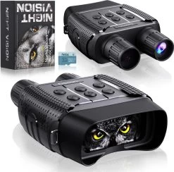 Jumelles De Vision Nocturne Thuys - Jumelles Avec Vision Nocturne - Jumelles De Vision Nocturne Avec Infrarouge - Jumelles De Nuit - Fonction Photo Et Vidéo Incluse