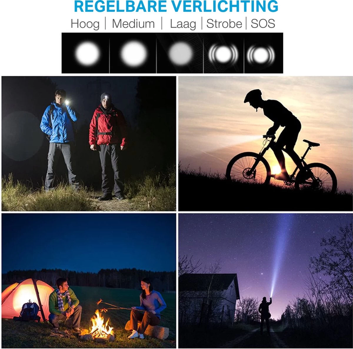 Lampe De Poche LED Rechargeable - 3000 Lumen - Dont 21700 Et Câble De Piles - Rechargeable Par USB - étanche - Pour Camping, Pêche, Urgence 7 Lampe De Poche LED Rechargeable - 3000 Lumen - Dont 21700 Et Câble De Piles - Rechargeable Par USB - étanche - Pour Camping, Pêche, Urgence – Image 5