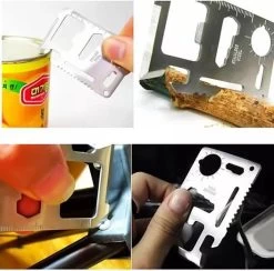 Équipement De Survie De Carte De Crédit - Carte Multitool - Outil De Couteau De Poche - Carte Plein Air - Kit Ouvre-bouteille - Acier Inoxydable - 11 En 1 ! -Magasin D'Équipement De Plein Air 1200x1187 6