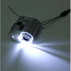 TR Goods - Mini Microscope - Microscope De Poche - Microscope De Poche - Microscope - Loupe - Lentille De Loupe - Lumière UV - Détection De Contrefaçon -- Zoom 60x -Magasin D'Équipement De Plein Air 1200x1189 4