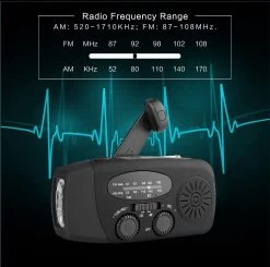 Lampe De Poche Avec 3 LED, Chargeur De Téléphone, Fonction De Banque D'alimentation, AM/ FM Alimentée Par L'énergie Solaire, -Magasin D'Équipement De Plein Air 1200x1191 9