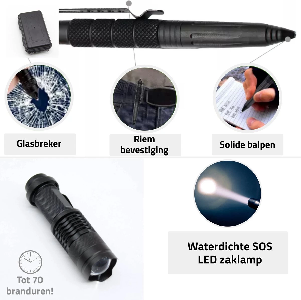 Kit De Survie Bushcraft - Équipement Professionnel XL - Bracelet Paracorde - Couteau - Scie à Fil - Allume-feu - Lampe De Poche - Boussole - Couverture Thermique - Camping En Plein Air 9 Kit De Survie Bushcraft - Équipement Professionnel XL - Bracelet Paracorde - Couteau - Scie à Fil - Allume-feu - Lampe De Poche - Boussole - Couverture Thermique - Camping En Plein Air – Image 7