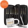 Lockpick Set Avec 2 Serrures - 32 Pièces - Pour Les Débutants Et Les Professionnels - Set De Survie - Comprend Un Manuel - Comprend Une Pochette De Rangement - Serrure Transparente -Magasin D'Équipement De Plein Air 1200x1196 13