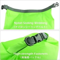 Drybag étanche Avec Bandoulière - 10 Litres Drybag - Sac De Sport Léger - Imperméable - Pour Bateau, Nager, Kayak, Sports Nautiques, Flottant - Vert Fluo -Magasin D'Équipement De Plein Air 1200x1197