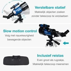 Télescope Vultus - Grossissement 150x - Stargazer Pour Enfants/ Débutants Et Adultes - Comprend Trépied Et Sac De Transport - Vultus 30070 - Blauw 14 Télescope Vultus - Grossissement 150x - Stargazer Pour Enfants/ Débutants Et Adultes - Comprend Trépied Et Sac De Transport - Vultus 30070 - Blauw -Magasin D'Équipement De Plein Air 1200x1197 7