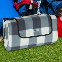 Couverture De Pique-nique Relaxdays 200x200 Cm - à Carreaux - Couverture Extérieure Imperméable - Couverture Polaire - Couverture -Magasin D'Équipement De Plein Air 1200x1199 18