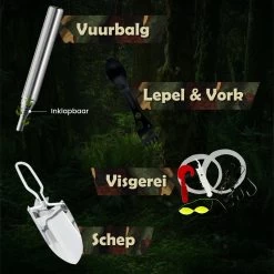 WILDGEAR® Survie Kit XL – 35 Piece Survie Set – Survie Knife – Survie Bracelet – Survie Kit Plein Air – Survie Tool – Survie Kit Combat – Survie Kit Enfants – Survie Kit Bushcraft – Survie Gear – Bushcraft Knife – Survie -Magasin D'Équipement De Plein Air 1200x1199 7