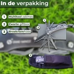 Couteau De Poche Grand Harvest Survie - Multitool - 14 Fonctions - Zwart - Dans Une Boîte Cadeau - Astuce Cadeau Sint! -Magasin D'Équipement De Plein Air 1200x1200 1091