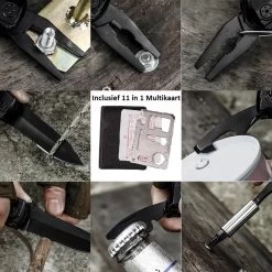 PLAY IT Pocket Knife Multitool 14 En 1 Avec étui De Transport Et Set De 9 Embouts - 11 En 1 Multi Card - Zwart -Magasin D'Équipement De Plein Air 1200x1200 1098