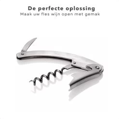 Cheqo® Couteau De Serveur 3 En 1 - Acier Inoxydable - Couteau - Tire-Bouchon - Décapsuleur - Couteau De Poche - 17 Cm - Titre Par Défaut -Magasin D'Équipement De Plein Air 1200x1200 1140