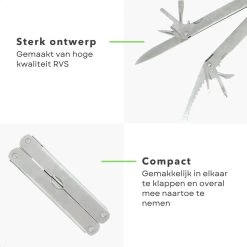 Cheqo® 15-in-1 Plein Air Toolkit - Multitool - Couteau De Poche, Tournevis, Pinces, Décapsuleur - Acier Inoxydable - Avec Sac De Rangement 8 Cheqo® 15-in-1 Plein Air Toolkit - Multitool - Couteau De Poche, Tournevis, Pinces, Décapsuleur - Acier Inoxydable - Avec Sac De Rangement -Magasin D'Équipement De Plein Air 1200x1200 1158