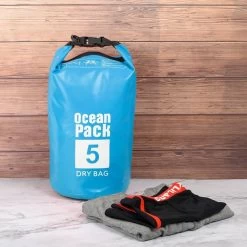 Decopatent® Waterproof Bag - Dry Bag - 5L - Ocean Pack - Dry Sack - Survie Plein Air Backpack - Sacs Secs - Sac De Bateau - Sac De Voile - Blauw -Magasin D'Équipement De Plein Air 1200x1200 116