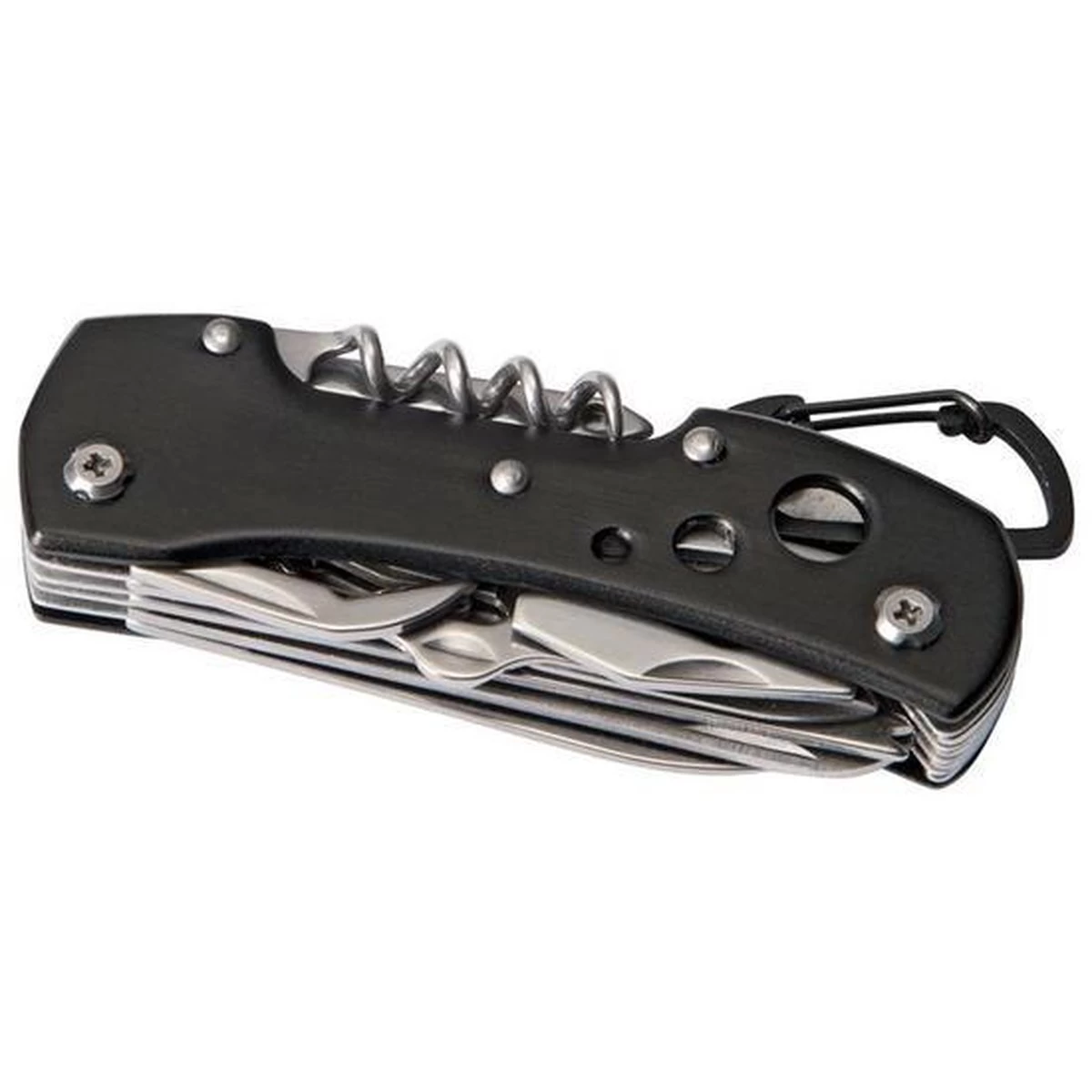 Couteau De Poche En Acier Inoxydable Noir 12 Fonctions - Multitool 12 Fonctions - Couteaux De Poche Bon Marché 4 Couteau De Poche En Acier Inoxydable Noir 12 Fonctions - Multitool 12 Fonctions - Couteaux De Poche Bon Marché – Image 2