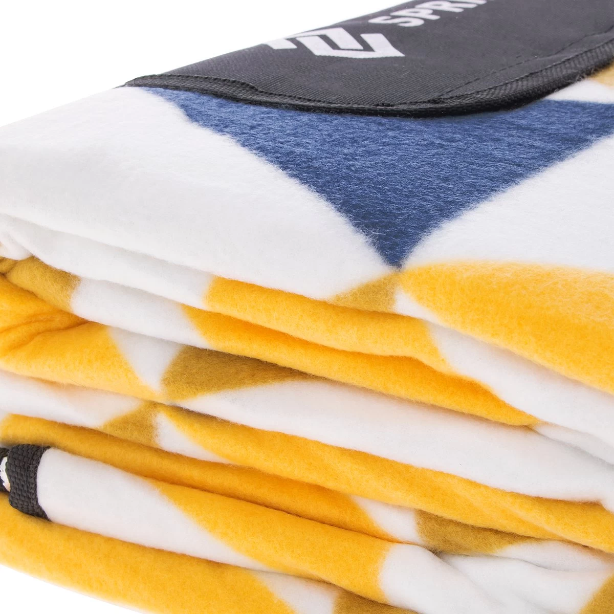 Couverture De Pique-nique Springos | Nappe De Pique-nique | Vêtement Extérieur | Pique-nique | 200x200cm | Jaune / Blauw/ Wit 5 Couverture De Pique-nique Springos | Nappe De Pique-nique | Vêtement Extérieur | Pique-nique | 200x200cm | Jaune / Blauw/ Wit – Image 3