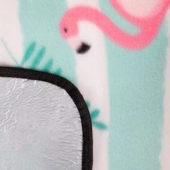 Couverture De Pique-nique Springos | Nappe De Pique-nique | Vêtement Extérieur | Pique-nique | 200x200cm | Menthe Rayée Avec Flamants Roses -Magasin D'Équipement De Plein Air 1200x1200 1304