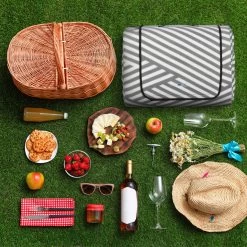 Couverture De Pique-nique XXL Relaxdays - 600 X 200 Cm - Couverture De Pique-nique - Motif Zigzag - Polaire -Magasin D'Équipement De Plein Air 1200x1200 1312