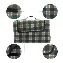 Relaxdays Picnic Blanket - Couverture Polaire - Tapis De Plage - 200x200 - Tapis D'extérieur - XXL -Magasin D'Équipement De Plein Air 1200x1200 1398