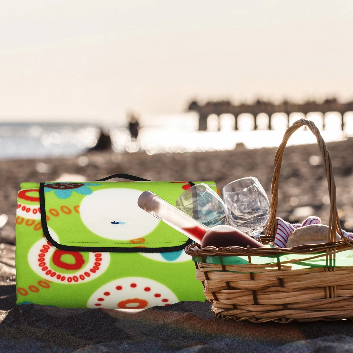 Couverture De Pique-nique Relaxdays 200x300 Cm - Imperméable - Aluminium - Couverture De Pique-nique - Couverture D'extérieur 9 Couverture De Pique-nique Relaxdays 200x300 Cm - Imperméable - Aluminium - Couverture De Pique-nique - Couverture D'extérieur – Image 7