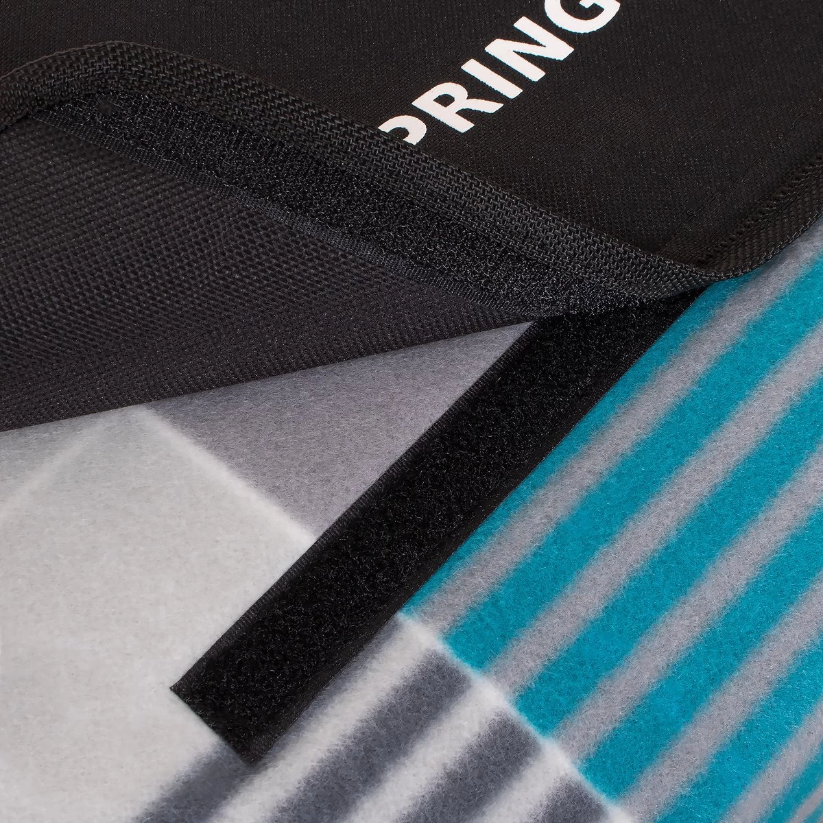 Couverture De Pique-nique Springos | Nappe De Pique-nique | Vêtement Extérieur | Pique-nique | 240x200cm | Bleu / Gris / Blanc 4 Couverture De Pique-nique Springos | Nappe De Pique-nique | Vêtement Extérieur | Pique-nique | 240x200cm | Bleu / Gris / Blanc – Image 2