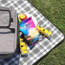 Couverture De Pique-nique, Imperméable, Avec Poignée De Transport, Couverture De Camping, Couverture De Plage, Outdoor, Trois Couches (tissu Acrylique, Coton Perlé Et PEVA), 200 X 170 Cm -Magasin D'Équipement De Plein Air 1200x1200 1515